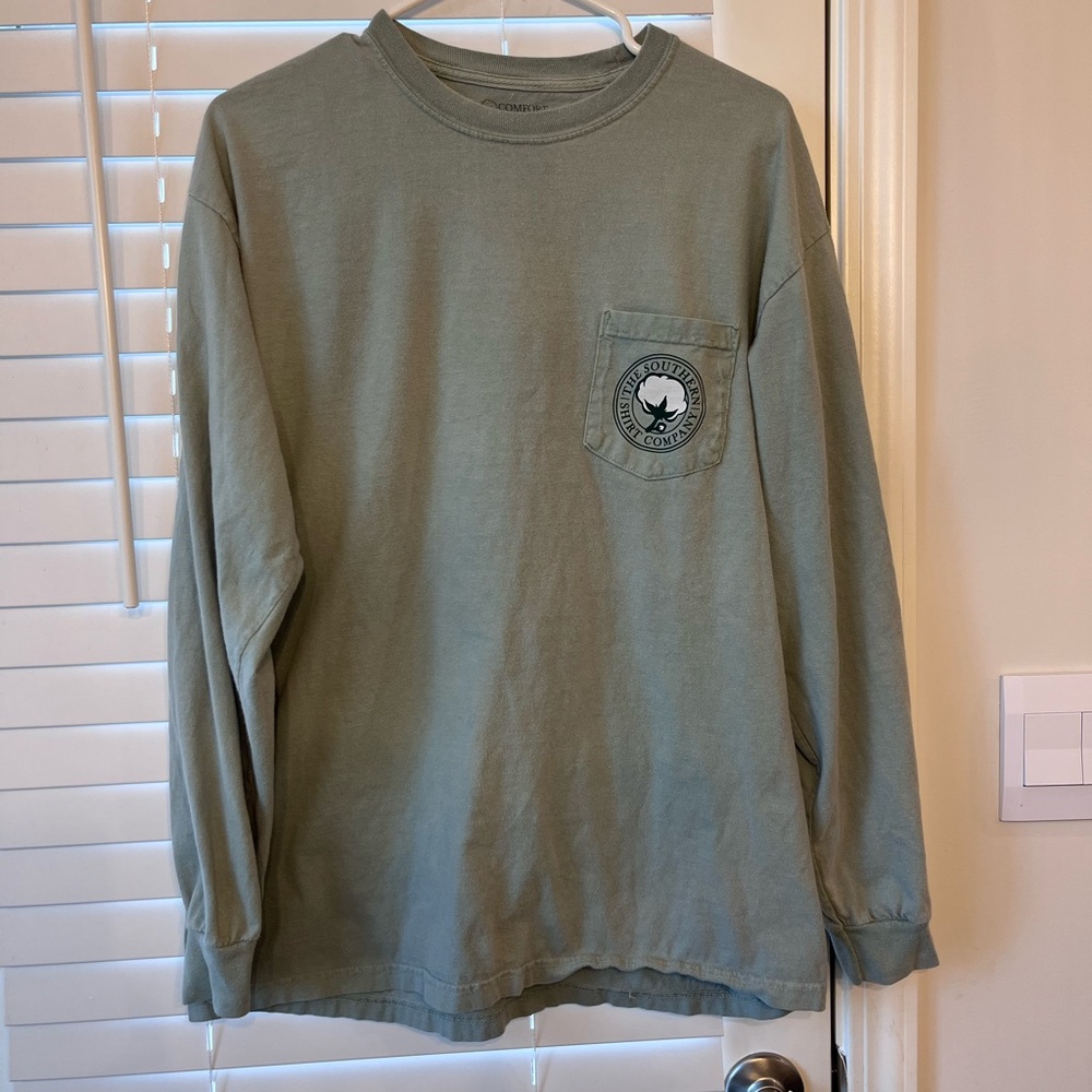 The Southern Shirt Company Long Sleeve Pocket Tee